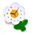 thumbnail image 2 of Relojes de pared con forma de flor para niños, dibujos animados, lindo, exquisito, silencioso, reloj de pared para salas de estar, oficinas, 20x30cm/7,9x11,8 pulgadas, 2 of 5