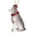 thumbnail image 3 of Design Toscano Siberian Huskey Holiday Dog Ornament Sculpture, 3 of 8