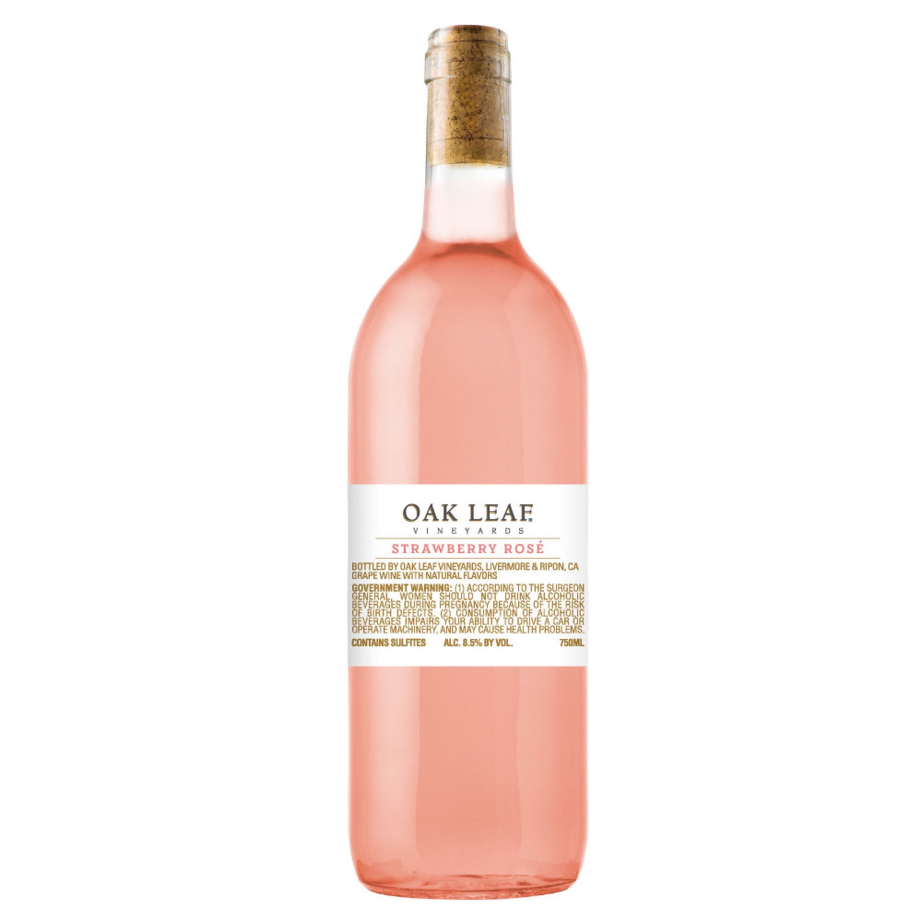 Oak Leaf Vineyards Strawberry Rosé Pink Wine 750ml 8.5% ABV Light
