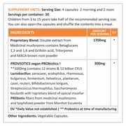 FOR LONG LIFE IMMU BOO | Immune Support Supplement | Strong Vitamin C and Zinc for Immune System Vegan Dietary Supplement for Men & Women