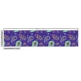 thumbnail image 3 of East Fabric by the Yard, Cultural Paisley Ornate Traditional Folk Design Oriental Motifs Blobs Leaves, Decorative Upholstery Fabric for Sofas and Home Accents, Violet Multicolor by Ambesonne, 3 of 5