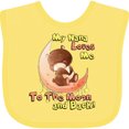 thumbnail image 3 of Inktastic My Nana Loves Me to the Moon and Back Boys or Girls Baby Bib, 3 of 4