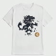 thumbnail image 6 of Payeah Black Lion Rampant Casual Digital Print Pure Heavy 100% Cotton T Shirt100% Cotton, 6 of 9