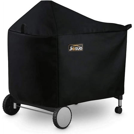 JIESUO Grill Cover for Weber Performer Deluxe Charcoal, Premium 22 Inch BBQ Cover for Weber Performer Charcoal Grills