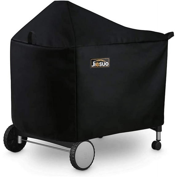 JIESUO Grill Cover for Weber Performer Deluxe Charcoal, Premium 22 Inch BBQ Cover for Weber Performer Charcoal Grills