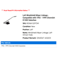 thumbnail image 2 of Left Windshield Wiper Linkage - Compatible with 1992 - 1999 Chevy K1500 Suburban 1993 1994 1995 1996 1997 1998, 2 of 2
