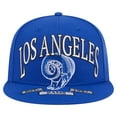 thumbnail image 2 of Men's New Era Royal Los Angeles Rams Throwback Oversized 59FIFTY Fitted Hat, 2 of 5