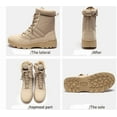 thumbnail image 2 of Unisex Tactical Combat Boots for Training, Outdoor Camping, Hiking - Durable, Wear - Resistant Rubber Sole, Available in Sand and Black Colors, 2 of 18