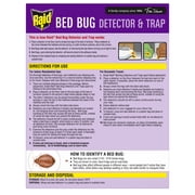 Raid Bed Bug Dete Countor & Trap, Inse Count Killer, For Home or Travel, 8 Count