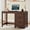 Walnut, variant on LELELINKY 48" Farmhouse 3 Drawers Computer Desk with Storage, Wood Writing Table for Home Office Bedroom, Walnut