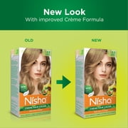 Nisha Creme Hair Color | Permanent Long Lasting Blonde Hair Dye Color Kit | Light Blonde | 5.07 Oz (Pack Of 2)