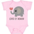 thumbnail image 3 of Inktastic Loved by Memaw Grandchild Boys or Girls Baby Bodysuit, 3 of 5