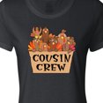 thumbnail image 4 of Inktastic Cousin Crew Cute Turkey Family Women's T-Shirt, 4 of 5