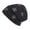 01-Black, variant on Unisex Fashion Winter Warm Knitted Slouch Beanie Hat Plus Velvet Windproof Cap
