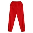 thumbnail image 5 of Gibobby Kids Boys Athletic Sweatpants Elastic Waist Sport Joggers Pants with Pocket Casual Lightweight Active Running Pants(Red,7-8 Years), 5 of 6