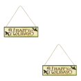 thumbnail image 4 of Letrero de madera Wosthever Luz LED Navidad 2piezas, 4 of 5
