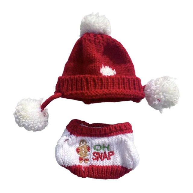 Ropa para muñecas Mini de 6 pulgadas Hugo vestido de Navidad conjunto de suéter estilo C
