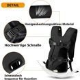 thumbnail image 2 of Mochila ligera para mascotas, mochila portátil para perros, bolsas de viaje para mascotas, mochila para gatos, mochila para gatos para senderismo, camping, viajes, 2 of 5