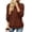 Wine, variant on LEKWK Mock Neck Sweatshirt for Women Drop Shoulder Long Sleeve Lightweight Sweatshirt Fall Winter Casual Relaxed Fit Cozy Athletic Tops