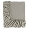 thumbnail image 2 of Melissa Linen, Cotton Bed Sheets for Adult, Deep Pocket Fitted & Flat Sheets, 2 Pillowcases, Queen Sheet, Beige, 2 of 7