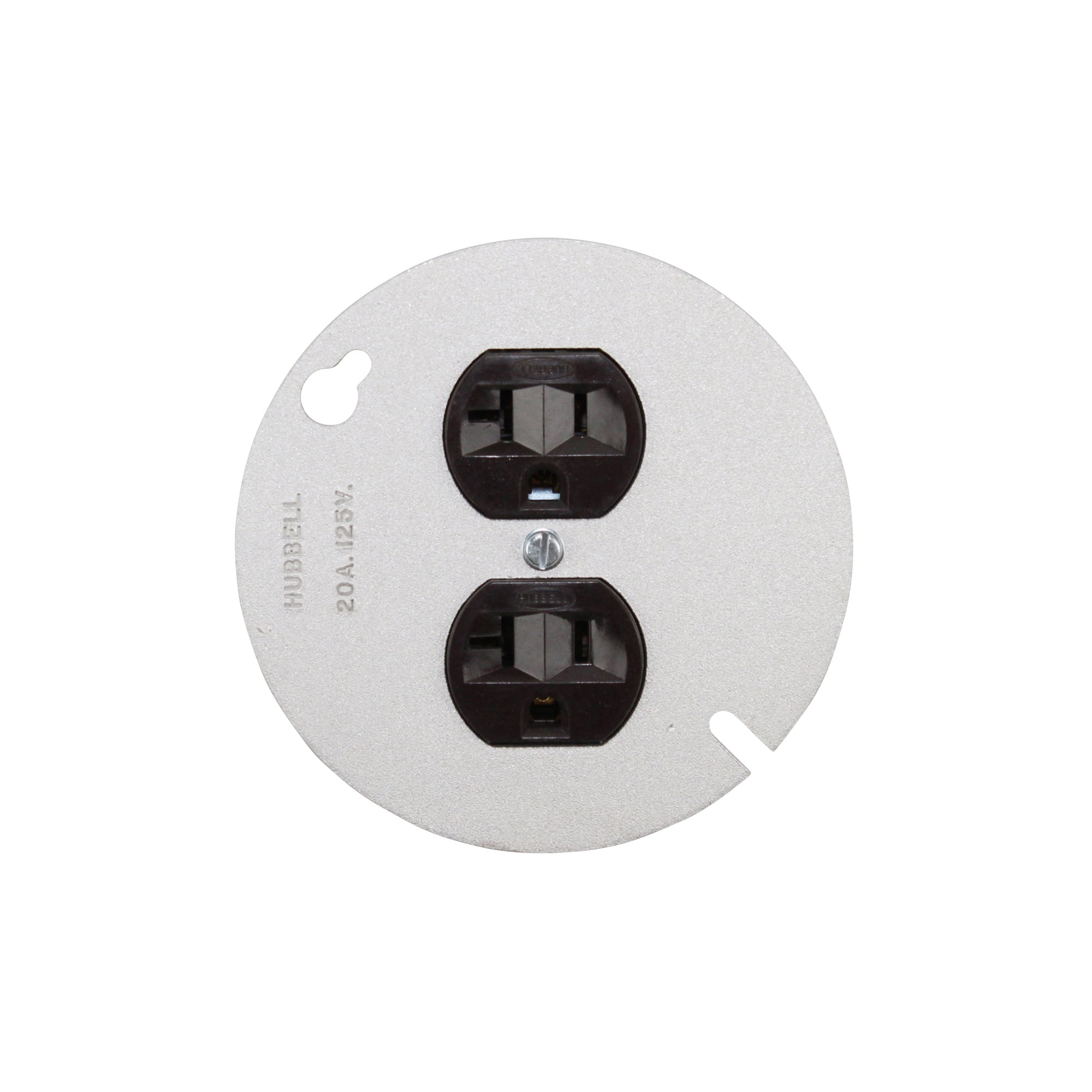 HUBBELL 5363 BROWN DUPLEX GROUNDING RECEPTACLE 3W 20A 125V (5 PACK
