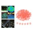 thumbnail image 1 of Guijarros de jardín CUTICAT 100 piezas luminosas alimentadas por luz y energía solar césped rojo naranja, 1 of 8