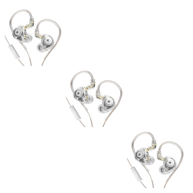 Injueey KZ Auriculares con cable Reducción de ruido Auriculares desmontables en la oreja Computadora portátil Tablet Auriculares para juegos Type1 NO1
