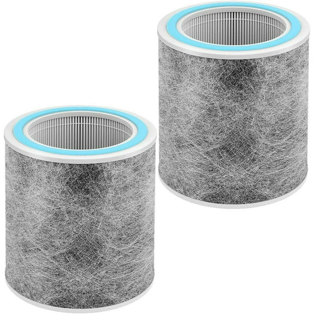 EIMELI 2 Packs HP100 Filter Filter for Shark HP102 & HC452 Air Purifier 3-in-1 H13 Grade True HEPA for 99.97% of Particles Replace Part #HE1FKPET HE1FKBAS