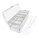 thumbnail image 4 of Bandeja de servicio frío Bandejas de catering transparentes con cucharas y clips Contenedor Servidor de condimentos refrigerados para al aire, 4 of 9