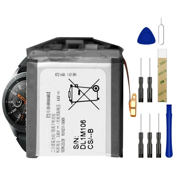 Replacement Battery EB-BR800ABU For Samsung Galaxy Watch SM-R805U Tool