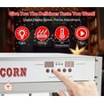 thumbnail image 2 of 12 OZ Large Popcorn Machine for Movie Night, Commercial Popcorn Popper Machine with 10 PACK Popcorn Buckets, Temperature Control with Digital Display,Old Fashion Popcorn Machine Movie Theater Style, 2 of 7