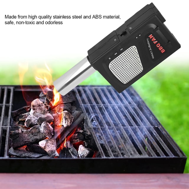 Mini Blower, Air Blower, Light Air Moving Device, Portable For Camping Picnic Grill Cooking