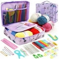 thumbnail image 1 of 79pcs DIY Knitting Sewing Needles Tools Set Fit for Beginner Ergonomic Crochet Hook Wool Ball Weaving Tool Accessories, 1 of 7