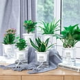 thumbnail image 3 of Watering Planter Handmade 2 Layer Self Watering Plant Flower Pot With Container, 3 of 5