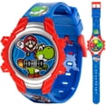thumbnail image 1 of Accutime Super Mario Reloj digital para niños con Yoshi, espectáculo de luces LED, correa de silicona suave, diseño duradero para niños, divertido contador de tiempo para niños y niñas, 1 of 5