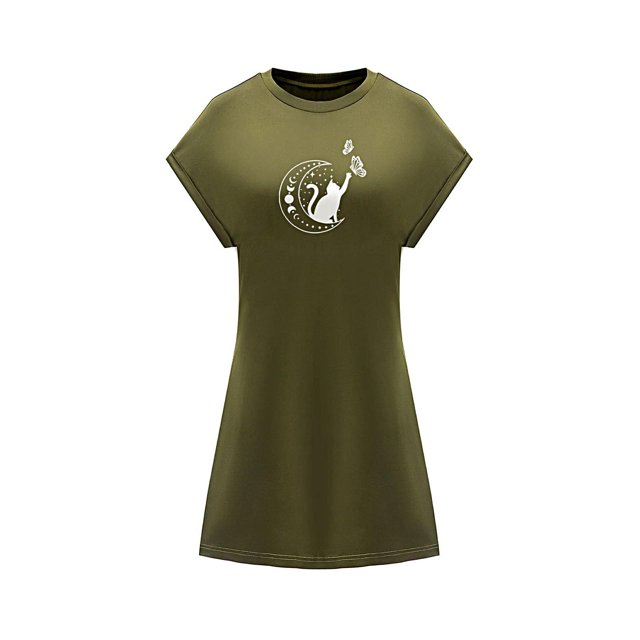 Vestido de verano para mujer, minivestido de primavera de corte regular para salir, viajar, vacaciones , SG