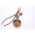 thumbnail image 4 of Retro Flip Quartz Pocket Watch Keychain Glass Cover Leather Rope Portable Pendant Timepiece for Men and Women, 4 of 4