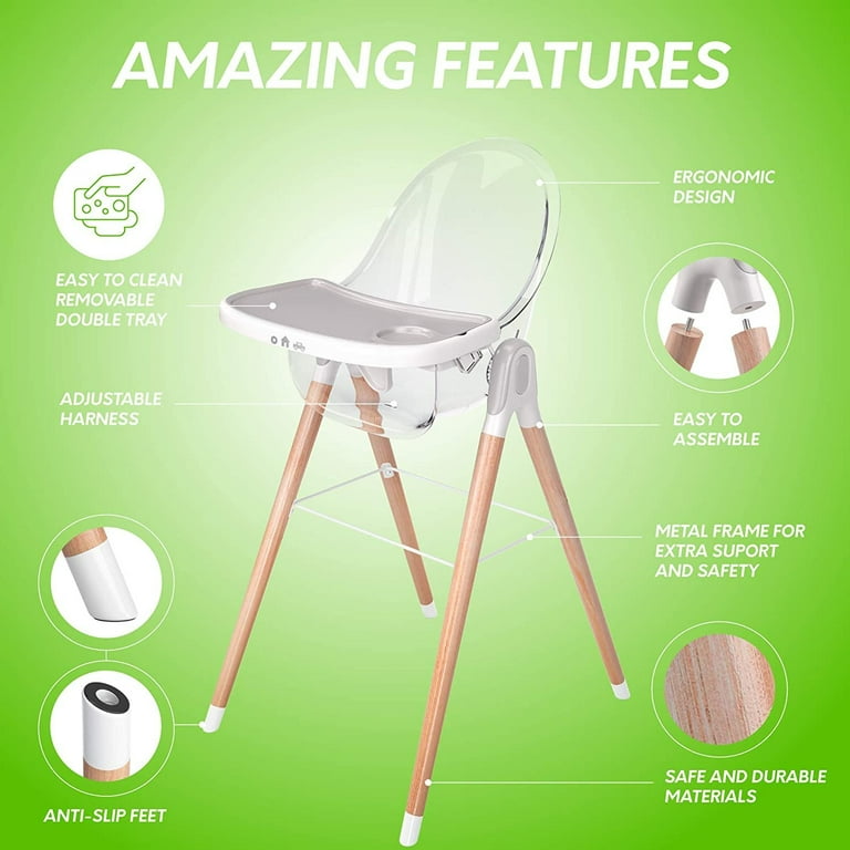 Children of Design 6-in-1 Deluxe High Chair for Babies and