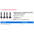 thumbnail image 2 of Ignition Coil Kit - Compatible with 2003 - 2006 Pontiac Vibe GT 2004 2005, 2 of 2