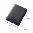 thumbnail image 6 of MUSOIE Mens Slim Bifold Wallet RFID Blocking Leather Front Pocket Wallets for Men with ID Window, 6 of 9