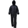 thumbnail image 4 of RainRider Rain Suits for Men Women Waterproof Lightweight Rain Gear Jacket Coat with Pants Workwear (Black,Small), 4 of 7