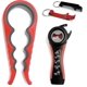 thumbnail image 1 of 2026 Set of 4 Multifunctional Bottle Openers Can Opener Keychain Easy Access Bottle Caps for Beer Kitchen, 1 of 5