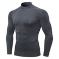 thumbnail image 6 of SUYIDA Men's Ice Silk Mesh Zip Top, Long Sleeve Breathable Athletic Tee, Quick Dry Comfortable Fit Shirt, 6 of 6
