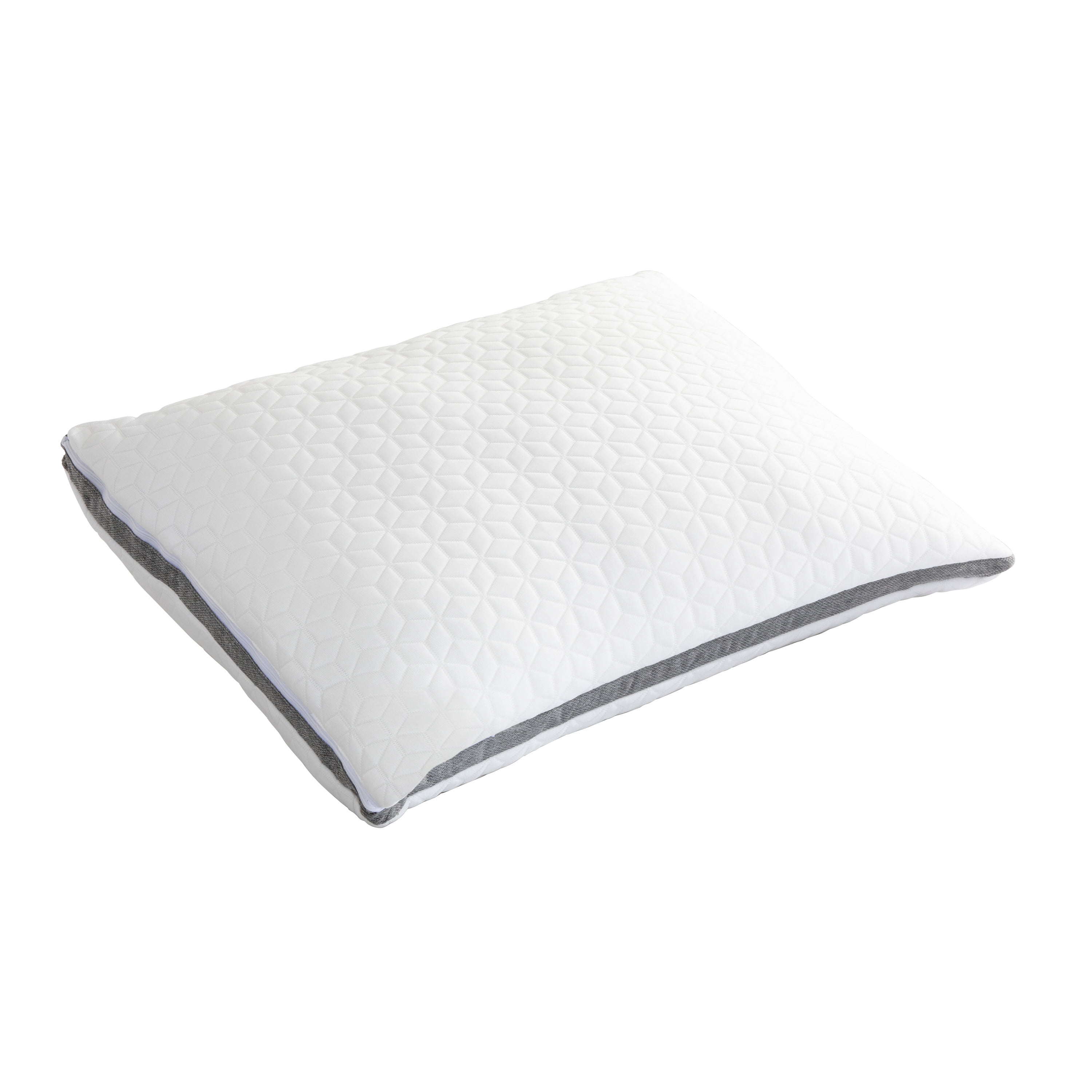 Brookstone X McCaffrey Dual Comfort Cooling Memory Foam Pillow - Sleep like a Pro - Adaptive BioSense Foam, Cool Touch Cover for Faster Sleep, Easy Care Machine Washable, 27'' x 20'' - White