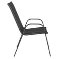 thumbnail image 4 of Chaise de Terrasse Noire, 4 of 4