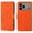 Orange, variant on For IPhone Air 6.5" Ethnic Wind Embossed Strong Magnetic Attachment/Closure, Card Slots/Pocket, PU Leather Flip Wallet Case ,Purple,For iPhone Air