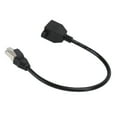 thumbnail image 5 of Cable de extensión de redes macho a hembra con orificio para tornillo, Cable adaptador fijable para componentes de redes LAN, 0,3 metros, 5 of 5