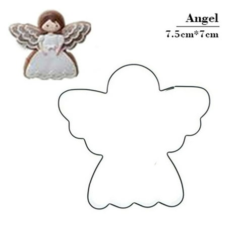 

Christmas Cartoon Cat Magic Wand Cookie Cutter Stainless Steel Biscuit Mold Cookie Cookie Stamp Ging