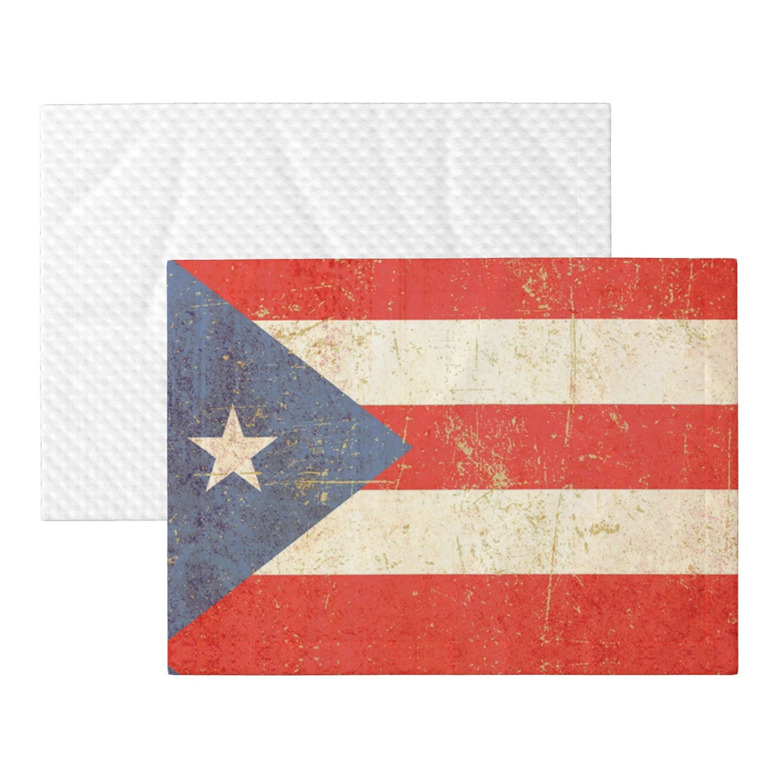 Puerto Puertorico Flag Dog Blanket Soft Warm Flannel Cat Blanket Great Pet Throw for Cats Puppy Small Medium Large Dog