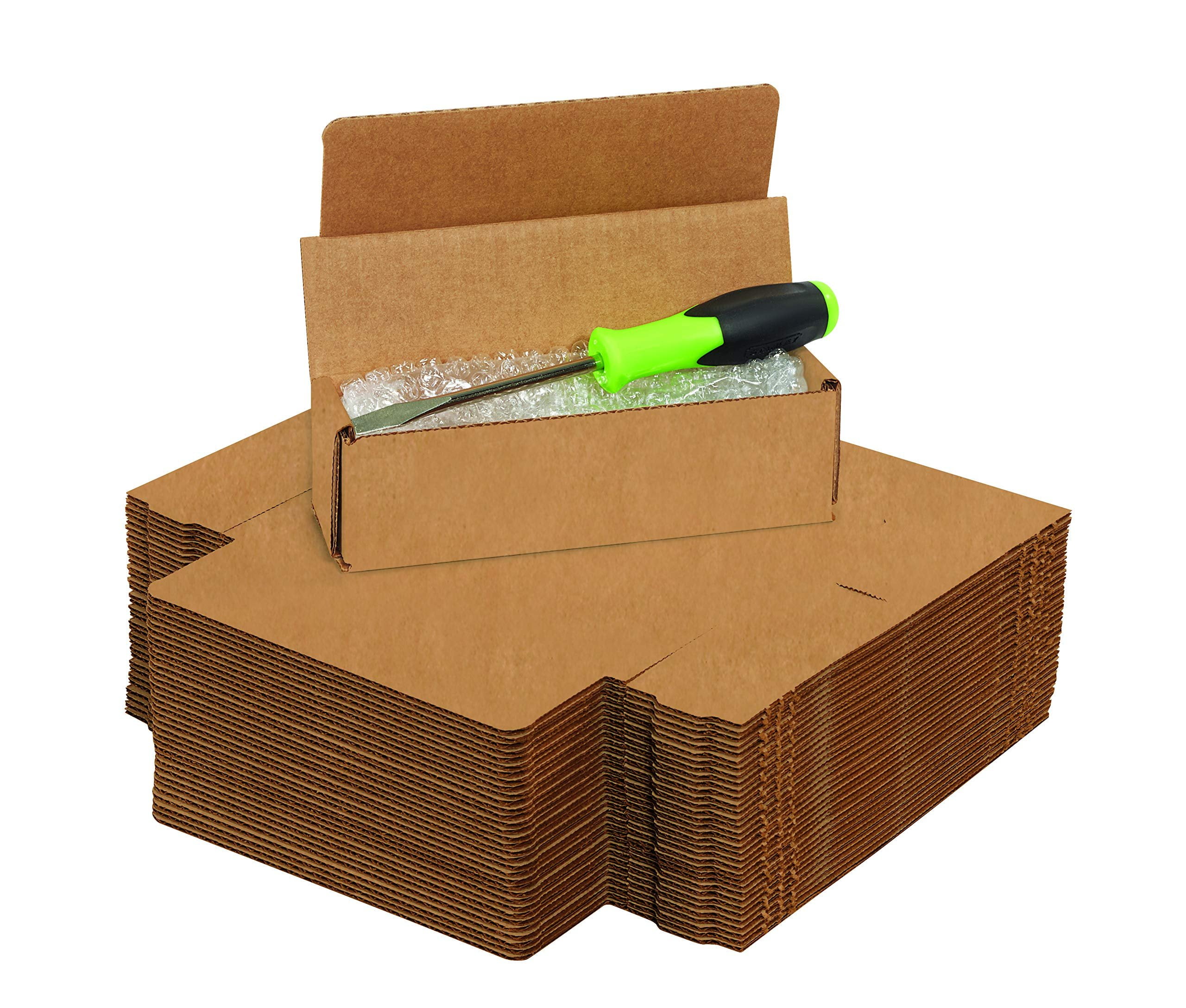 BOX USA Shipping Boxes Small 8"L x 6"W x 4"H, 50-Pack  Corrugated Cardboard Box for Packing, Moving and Storage
